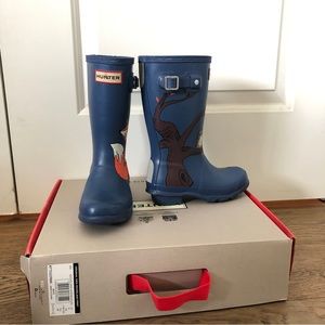 Whimsical Woodland Hunter Boots Size Boys 11 US